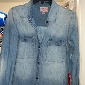 Womens true religion denim shirt